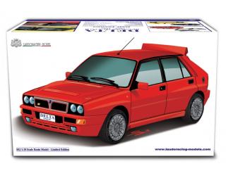 Lancia Delta HF Integrale Evo II 1992-94 Rosso Monza Laudoracing 1:18 Resinemodell (Türen, Motorhaube... nicht zu öffnen!)